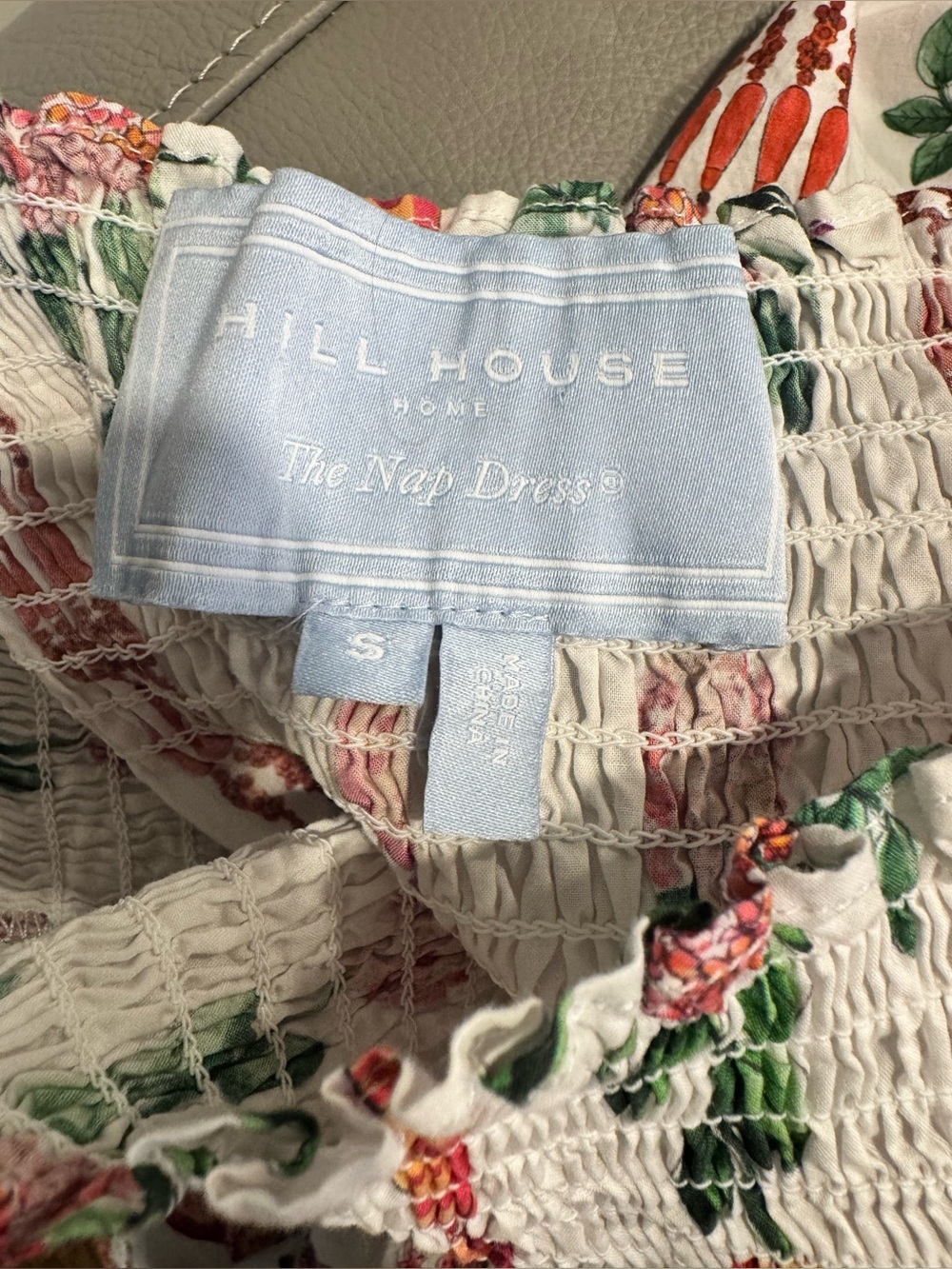 Hill House Home Caroline Nap Dress Womens Botanical Floral Midi Boho Size Small - Picture 4 of 5